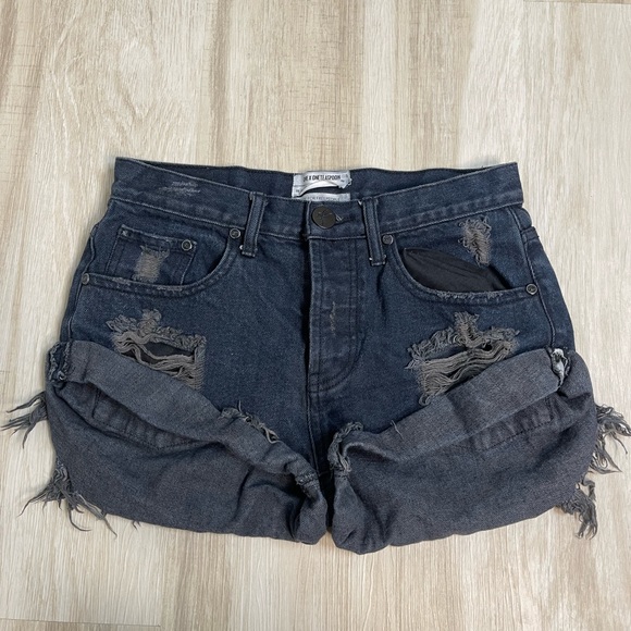 One Teaspoon x Free People bandits shorts - Picture 1 of 7